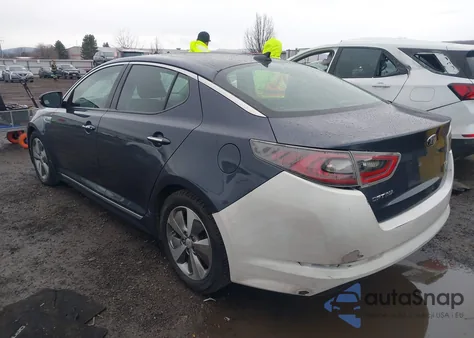 2014 Kia Optima Hybrid Ex z USA, uszkodzony, nr VIN KNAGN4AD0E5063891
